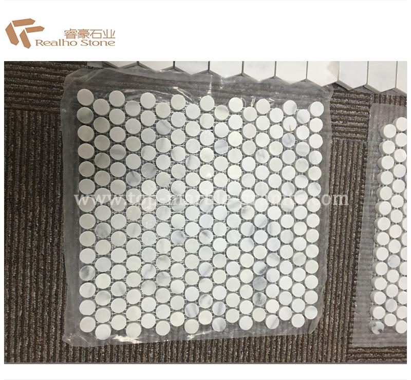 marble penny tile