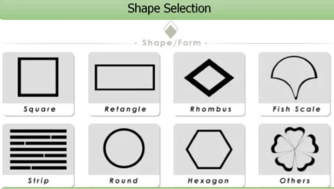 Various shapes