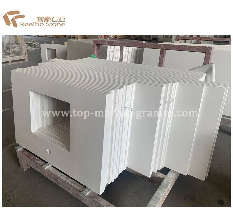 White Quartz Vanity Tops White Quartz Vanity Tops