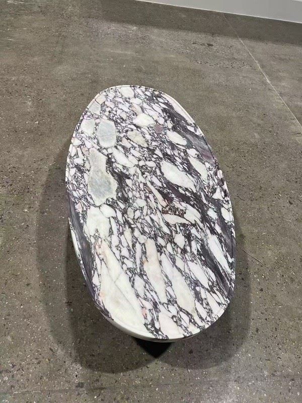calacatta viola coffee table