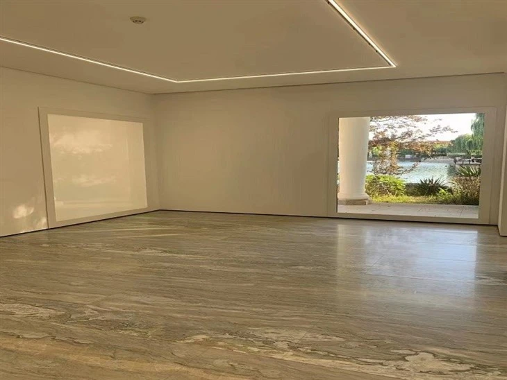 grey marble floor