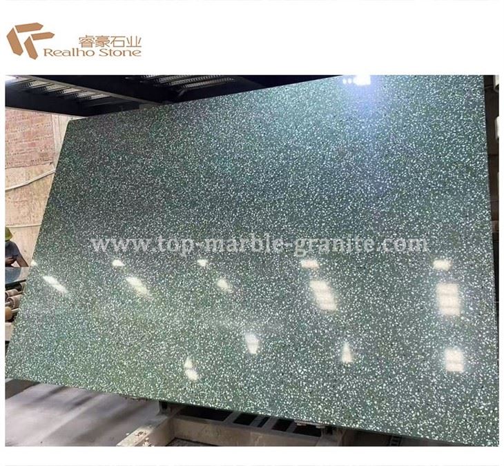 Verde Alpi green terrazzo