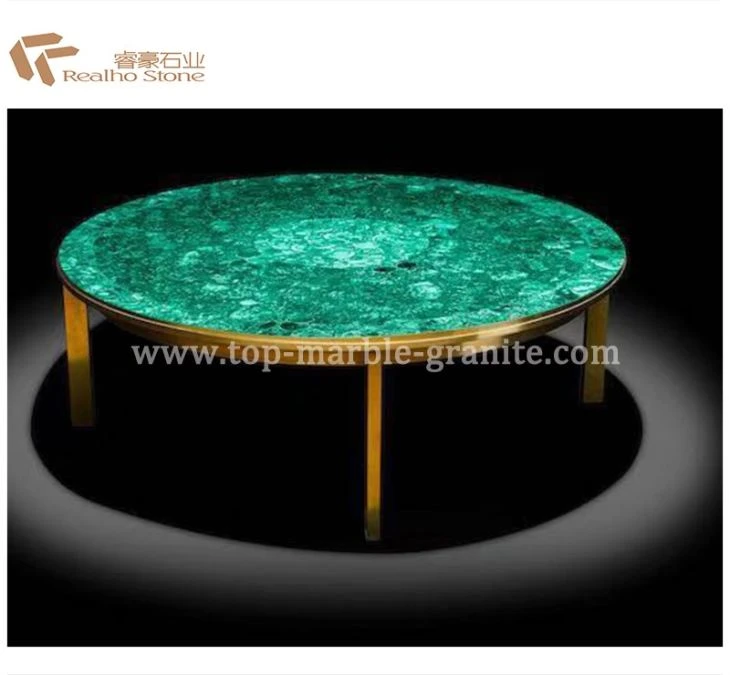 Natural Stone Round Dining Coffee Table Top