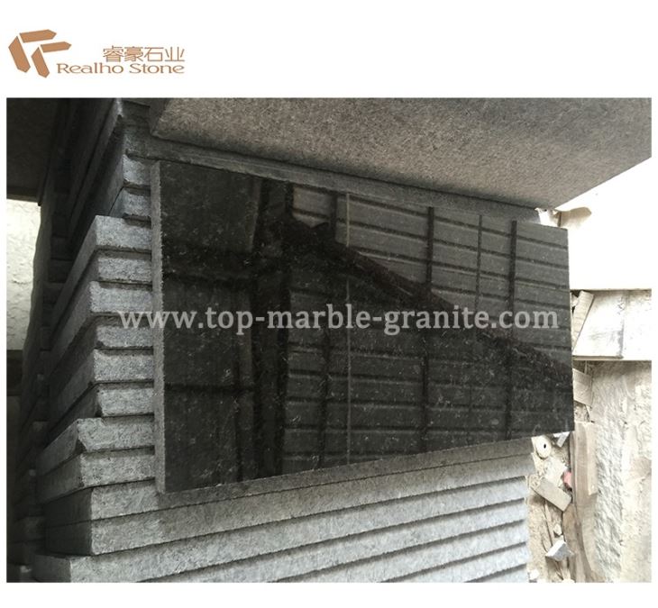 Angola Black Granite Floor Tiles