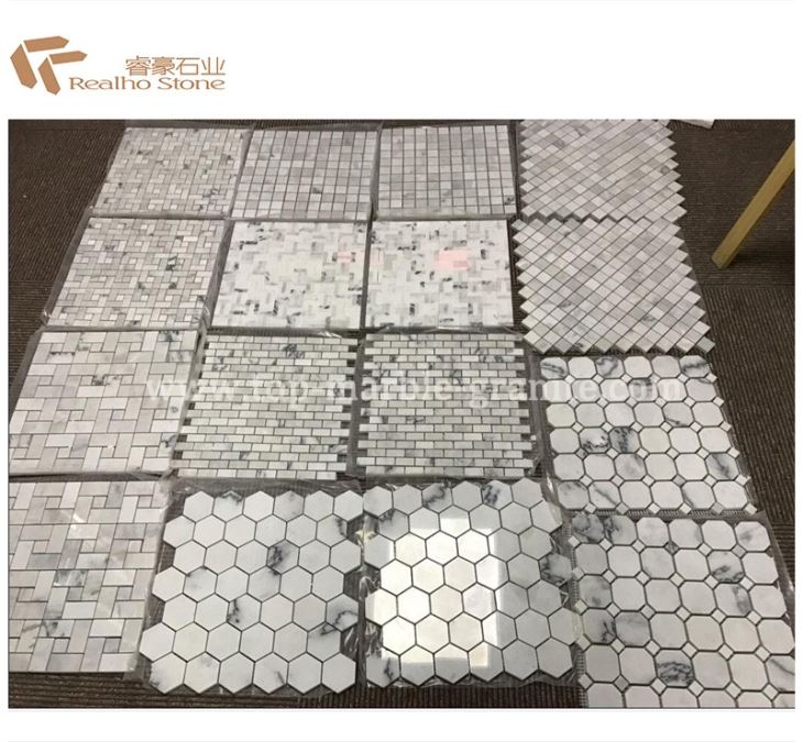 Round Marble Stone Mosaic For Backspalsh