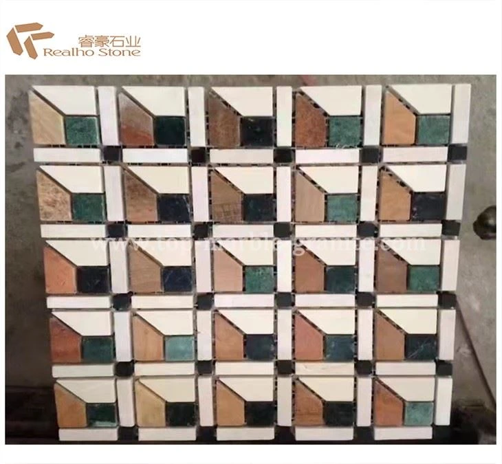 Rajola de mosaic de marbre amb descompte