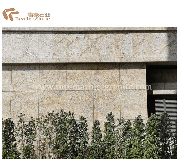 Giallo Fiorito Granite Slab Polished For Building
