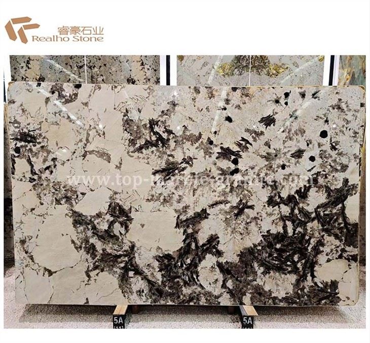 White Silver slab