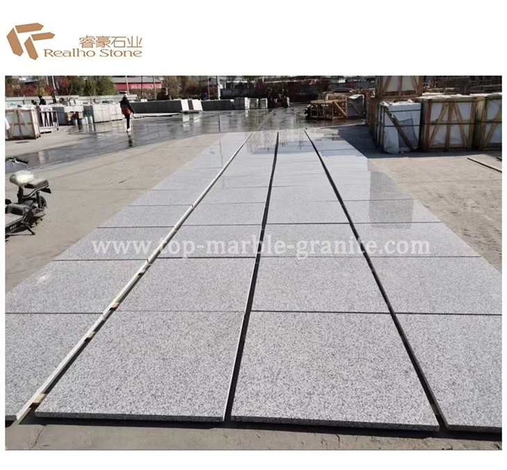 light gray granite tile