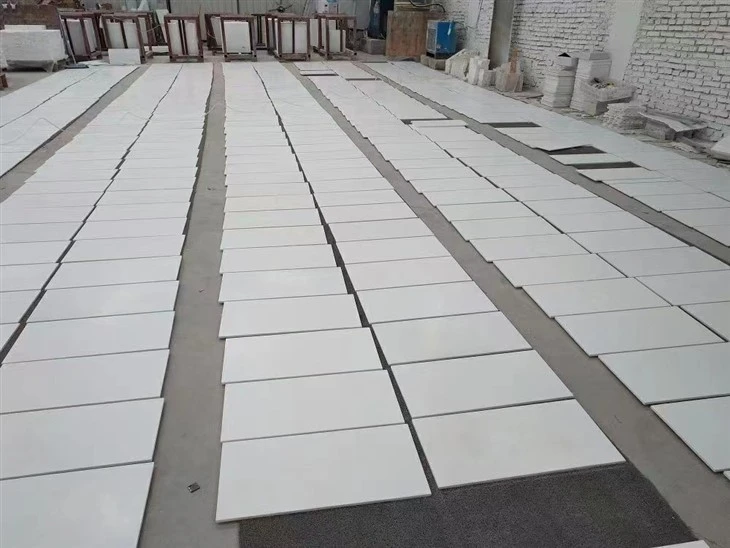 thassos snow white marble tile